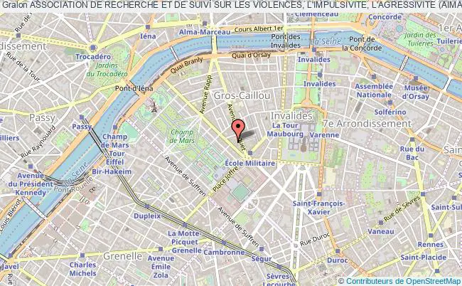 plan association Association De Recherche Et De Suivi Sur Les Violences, L'impulsivite, L'agressivite (aimavi) Paris
