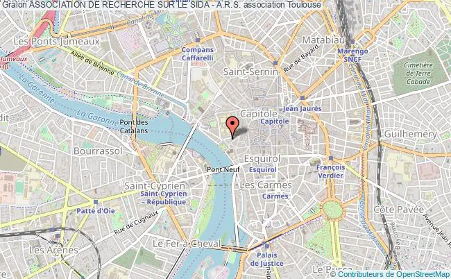 plan association Association De Recherche Sur Le Sida - A.r.s. Toulouse Cedex