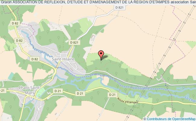 plan association Association De Reflexion, D'etude Et D'amenagement De La Region D'etampes Saint-Hilaire