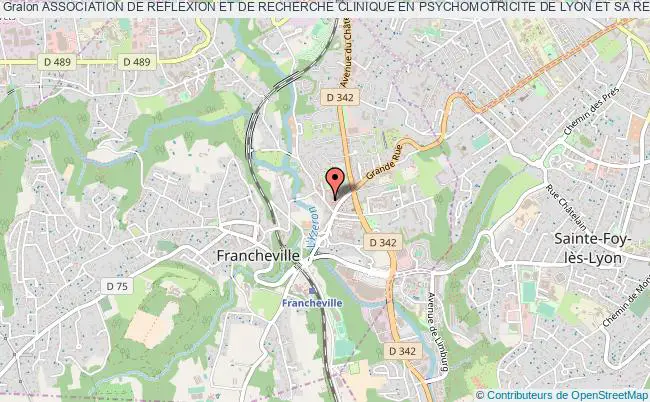 plan association Association De Reflexion Et De Recherche Clinique En Psychomotricite De Lyon Et Sa Region (a.r.r.c.p. Lyon Et Region) Francheville