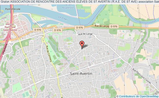 plan association Association De Rencontre Des Anciens ÉlÈves De St Avertin (r.a.e. De St Ave) Saint-Avertin