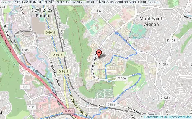 plan association Association De Rencontres Franco-ivoiriennes Mont-Saint-Aignan