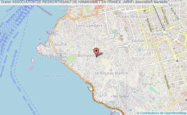 plan association Association De Ressortissant De Hamahamet En France (arhf) Marseille