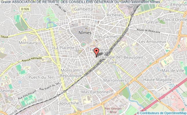 ASSOCIATION DE RETRAITE DES CONSEILLERS GENERAUX DU GARD