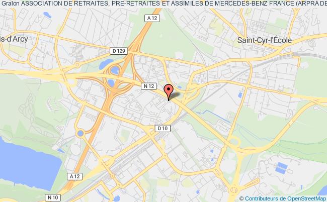 plan association Association De Retraites, Pre-retraites Et Assimiles De Mercedes-benz France (arpra De Mbf) Montigny-le-Bretonneux