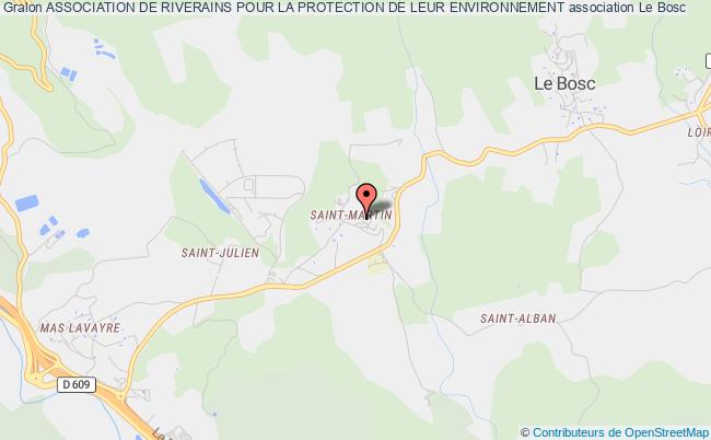 ASSOCIATION DE RIVERAINS POUR LA PROTECTION DE LEUR ENVIRONNEMENT