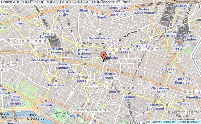 plan association Association De Rugby Paris Saint-quentin Paris