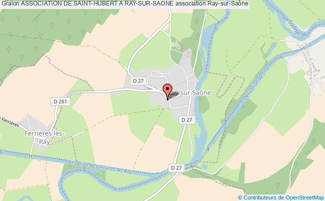 plan association Association De Saint-hubert A Ray-sur-saone Ray-sur-Saône