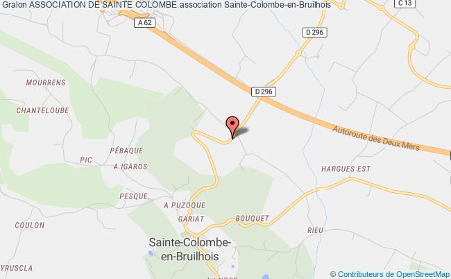 plan association Association De Sainte Colombe Sainte-Colombe-en-Bruilhois