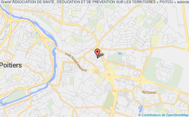 plan association Association De SantÉ, D'education Et De PrÉvention Sur Les Territoires « Poitou » Poitiers