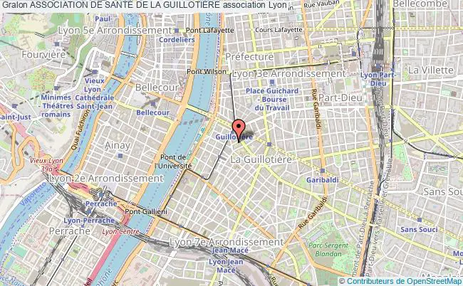 plan association Association De SantÉ De La GuillotiÈre Lyon