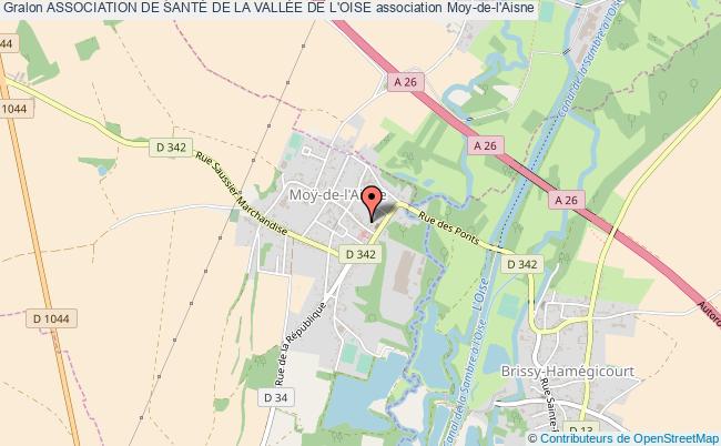 plan association Association De SantÉ De La VallÉe De L'oise Moÿ-de-l'Aisne