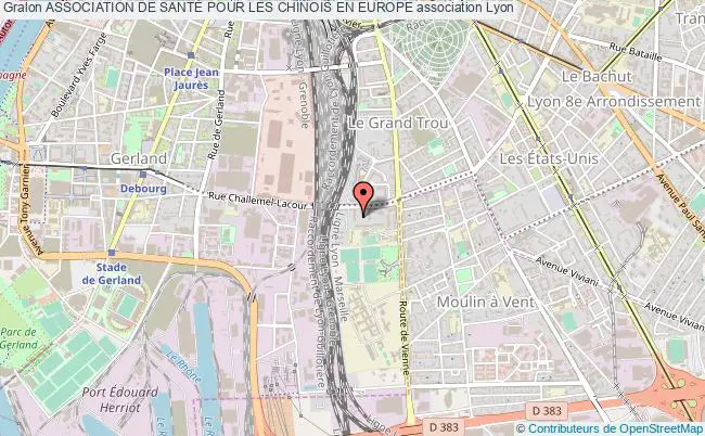 plan association Association De SantÉ Pour Les Chinois En Europe Lyon