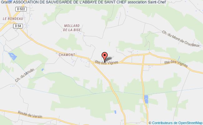 plan association Association De Sauvegarde De L'abbaye De Saint Chef Saint-Chef