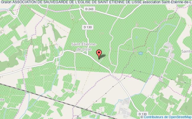 ASSOCIATION DE SAUVEGARDE DE L'EGLISE DE SAINT ETIENNE DE LISSE