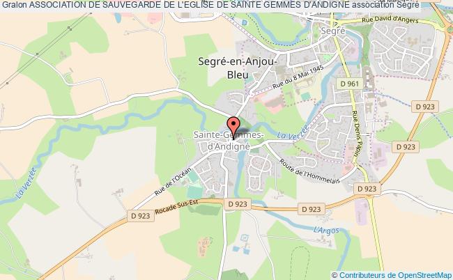 ASSOCIATION DE SAUVEGARDE DE L'EGLISE DE SAINTE GEMMES D'ANDIGNE