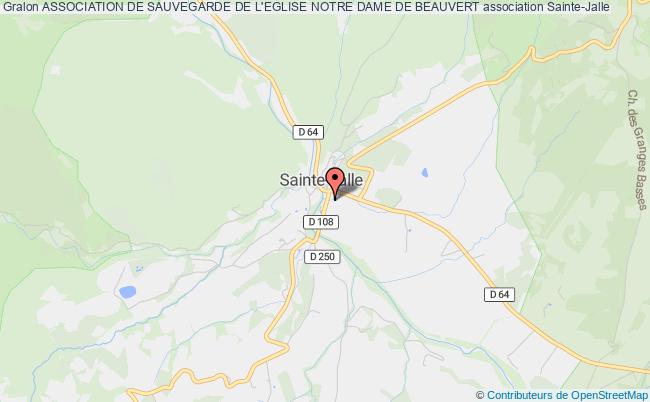 ASSOCIATION DE SAUVEGARDE DE L'EGLISE NOTRE DAME DE BEAUVERT