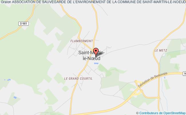 plan association Association De Sauvegarde De L'environnement De La Commune De Saint-martin-le-noeud 'la Raiponce' Saint-Martin-le-Noeud