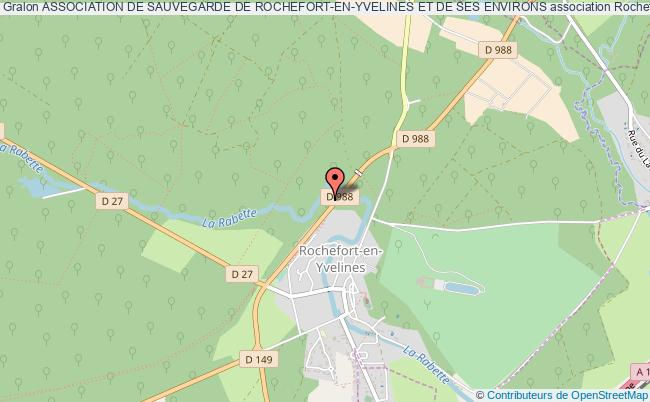 plan association Association De Sauvegarde De Rochefort-en-yvelines Et De Ses Environs Rochefort-en-Yvelines