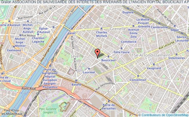 ASSOCIATION DE SAUVEGARDE DES INTERETS DES RIVERAINS DE L?ANCIEN HOPITAL BOUCICAUT A PARIS (A.S.R.B.)