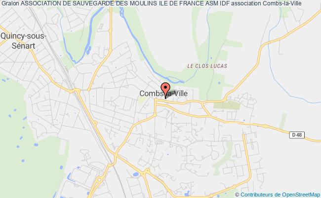 plan association Association De Sauvegarde Des Moulins Ile De France Asm Idf Combs-la-Ville