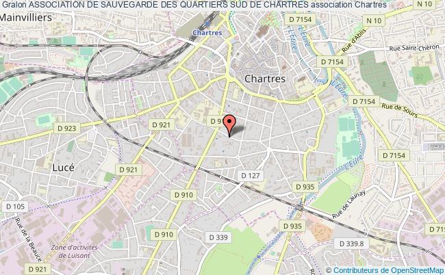 plan association Association De Sauvegarde Des Quartiers Sud De Chartres Chartres