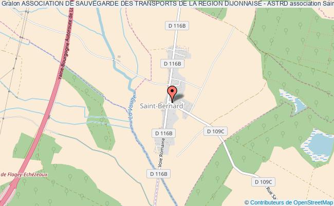 plan association Association De Sauvegarde Des Transports De La Region Dijonnaise - Astrd Saint-Bernard