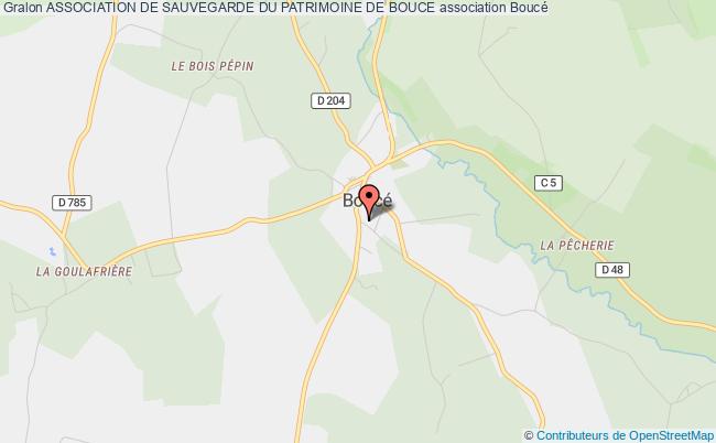 ASSOCIATION DE SAUVEGARDE DU PATRIMOINE DE BOUCE
