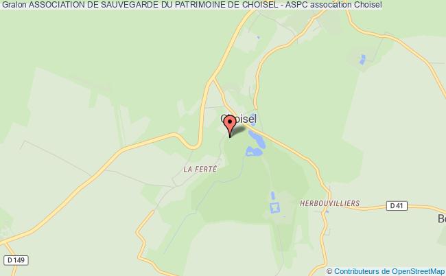 ASSOCIATION DE SAUVEGARDE DU PATRIMOINE DE CHOISEL - ASPC