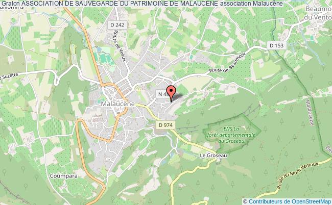 ASSOCIATION DE SAUVEGARDE DU PATRIMOINE DE MALAUCÈNE