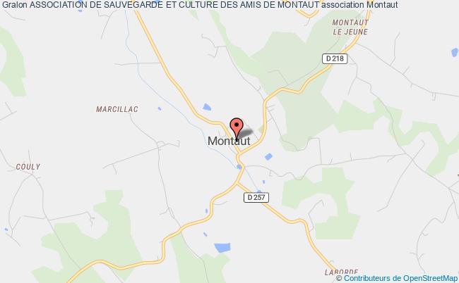 plan association Association De Sauvegarde Et Culture Des Amis De Montaut Montaut