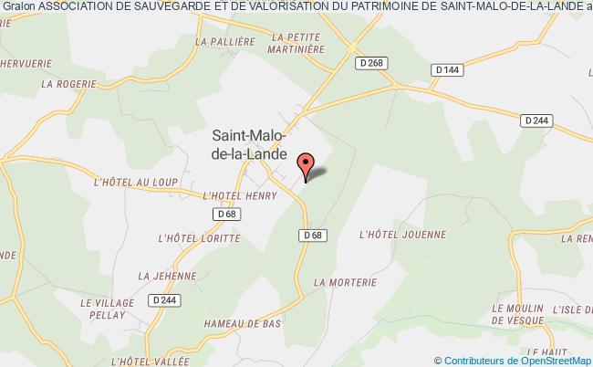 ASSOCIATION DE SAUVEGARDE ET DE VALORISATION DU PATRIMOINE DE SAINT-MALO-DE-LA-LANDE