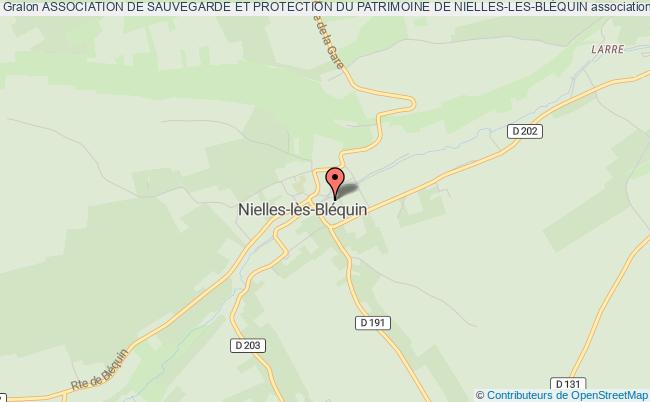 plan association Association De Sauvegarde Et Protection Du Patrimoine De Nielles-les-blÉquin Nielles-lès-Bléquin