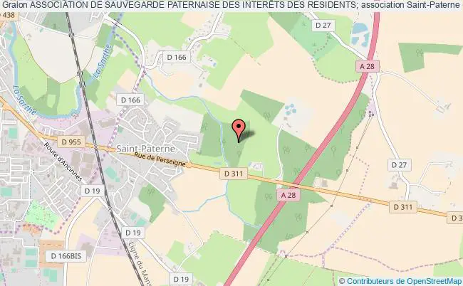 plan association Association De Sauvegarde Paternaise Des InterÊts Des Residents; Saint-Paterne