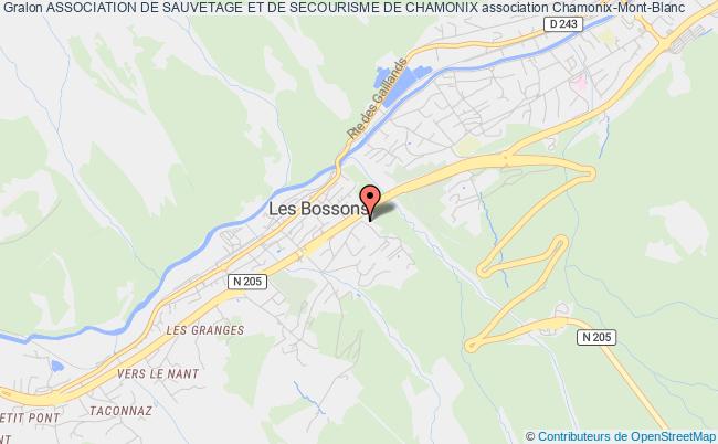 plan association Association De Sauvetage Et De Secourisme De Chamonix Chamonix-Mont-Blanc