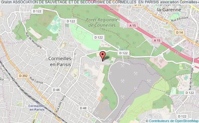 plan association Association De Sauvetage Et De Secourisme De Cormeilles  En Parisis Cormeilles-en-Parisis