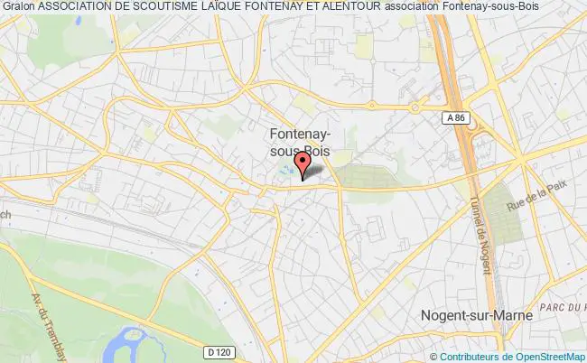 plan association Association De Scoutisme LaÏque Fontenay Et Alentour Fontenay-sous-Bois