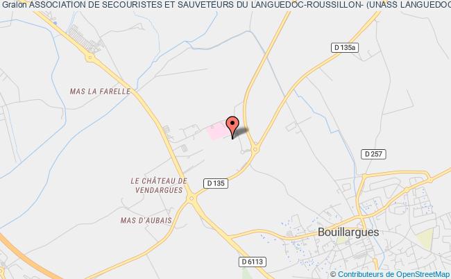 plan association Association De Secouristes Et Sauveteurs Du Languedoc-roussillon- (unass Languedoc-roussillon Bouillargues