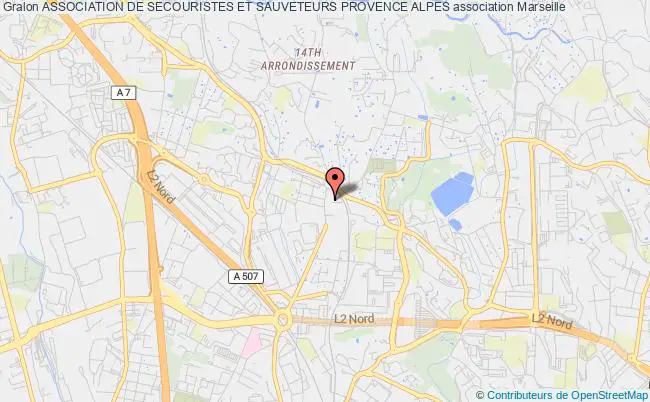 plan association Association De Secouristes Et Sauveteurs Provence Alpes Marseille 14