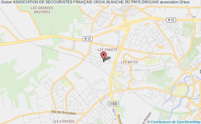 plan association Association De Secouristes FranÇais Croix Blanche De La Chaussee D'ivry La    Chaussée-d'Ivry