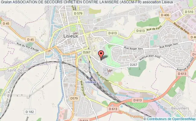 plan association Association De Secours Chretien Contre La Misere (asccm-fr) Lisieux