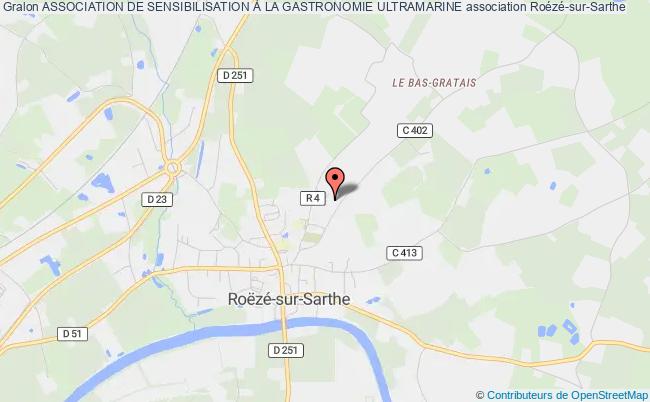 plan association Association De Sensibilisation À La Gastronomie Ultramarine Roézé-sur-Sarthe