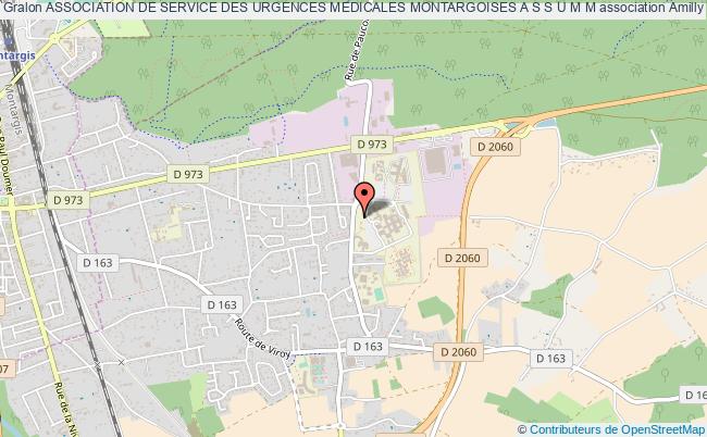 plan association Association De Service Des Urgences Medicales Montargoises A S S U M M Amilly