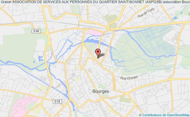plan association Association De Services Aux Personnes Du Quartier Saint-bonnet (aspqsb) Bourges