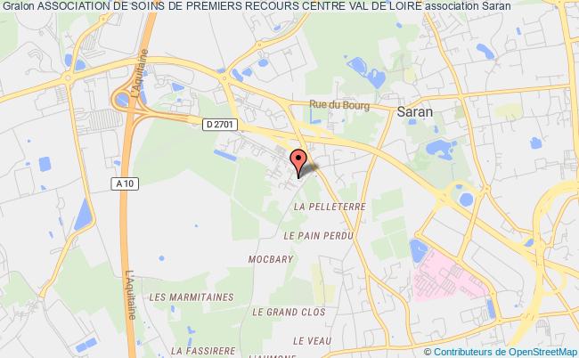 plan association Association De Soins De Premiers Recours Centre Val De Loire Saran