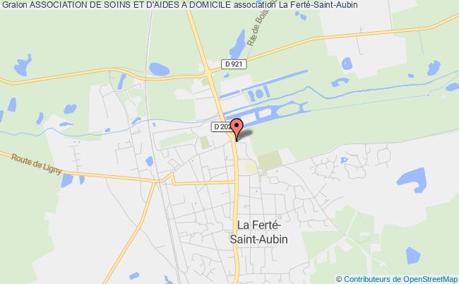 plan association Association De Soins Et D'aides A Domicile La Ferté-Saint-Aubin