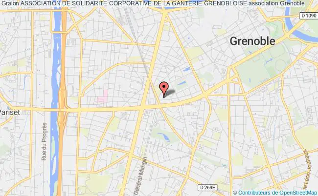 plan association Association De Solidarite Corporative De La Ganterie Grenobloise Grenoble