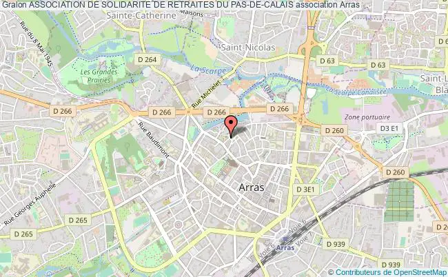 plan association Association De Solidarite De Retraites Du Pas-de-calais Arras