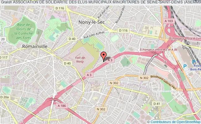 plan association Association De Solidarite Des Elus Municipaux Minoritaires De Seine-saint-denis (asemm93) Noisy-le-Sec