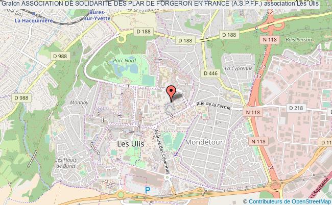 plan association Association De Solidarite Des Plar De Forgeron En France (a.s.p.f.f.) Les   Ulis